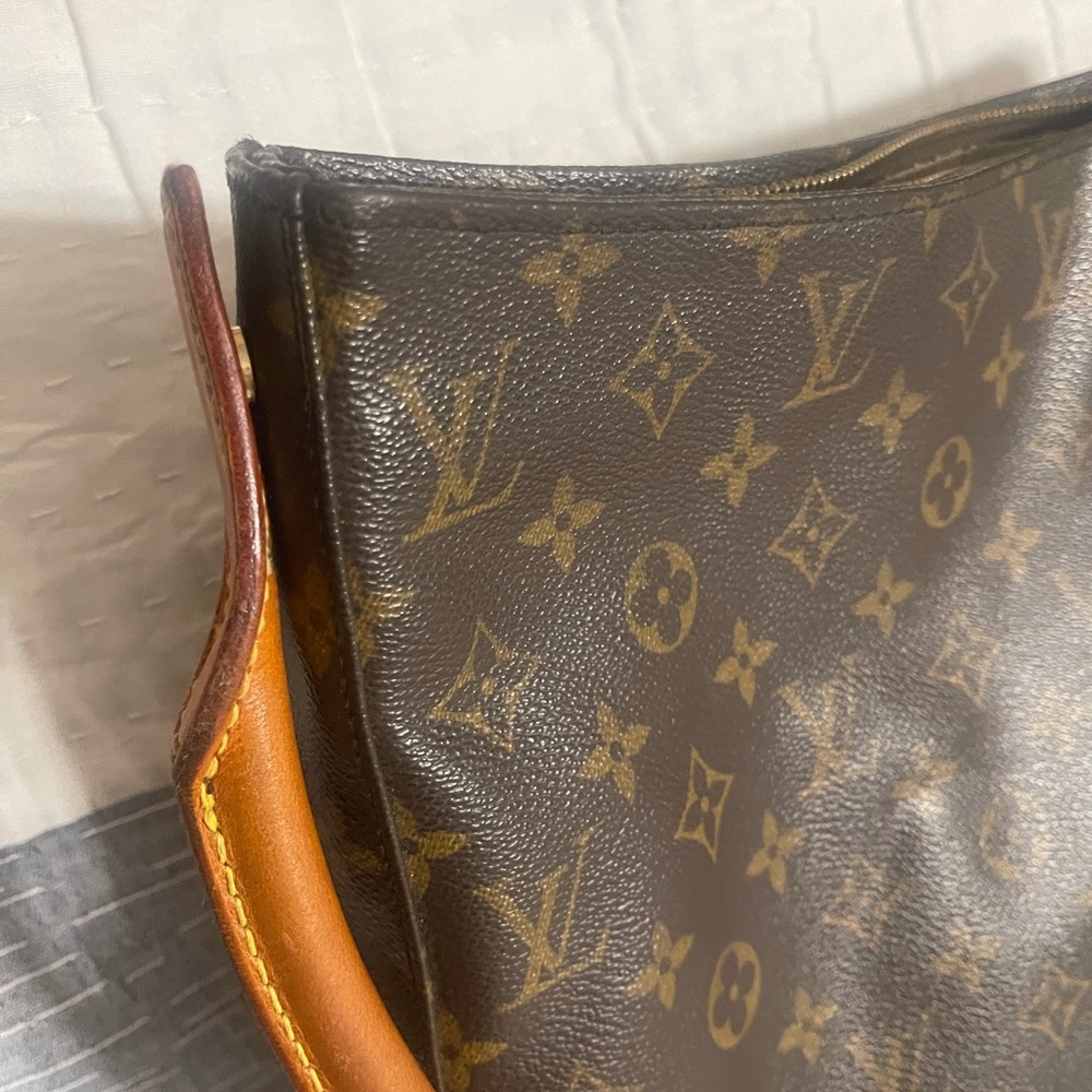 Louis Vuitton Dark Brown Monogram Shoulder Bag - Picture 2 of 5